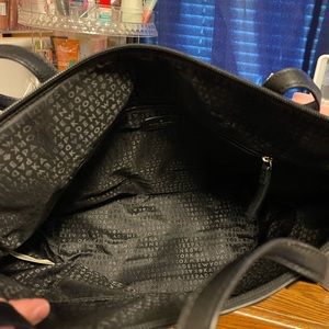 Kate Spade Black Glitter Greta Court Penny Tote